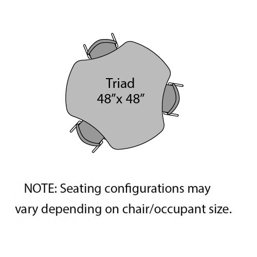 MG Series Adjustable Height Activity Table, 48" Triad