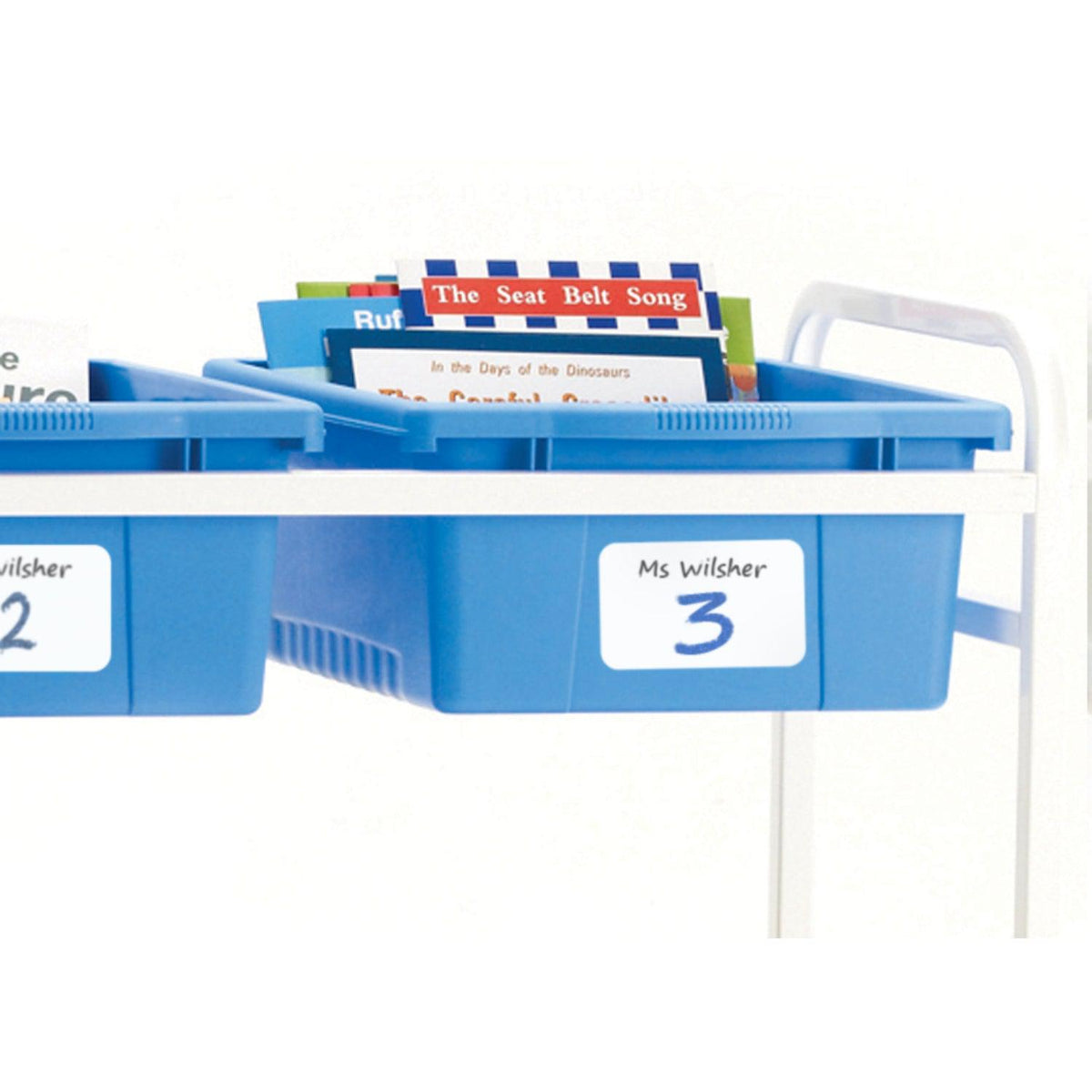 Leveled Reading Book Browser Cart with 9 Tubs, Classic Tub Combo