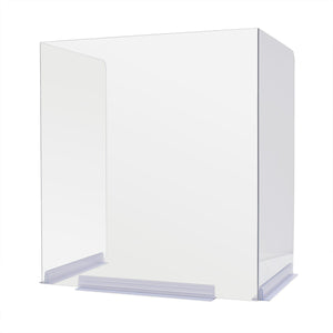 Classroom Bent-Edge Desktop Barrier and Sneeze Guard, 18" W x 14.5" D x 20" H