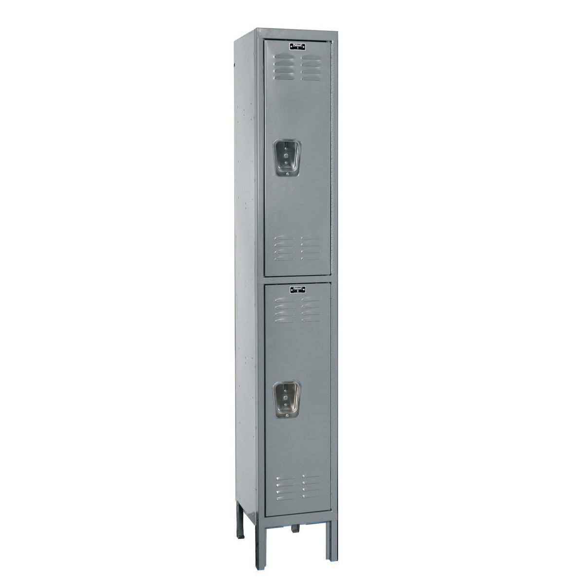 Premium Wardrobe Locker, Double Tier, 12" W x 18" D x 78" H (36" H Openings), Assembled, One Wide