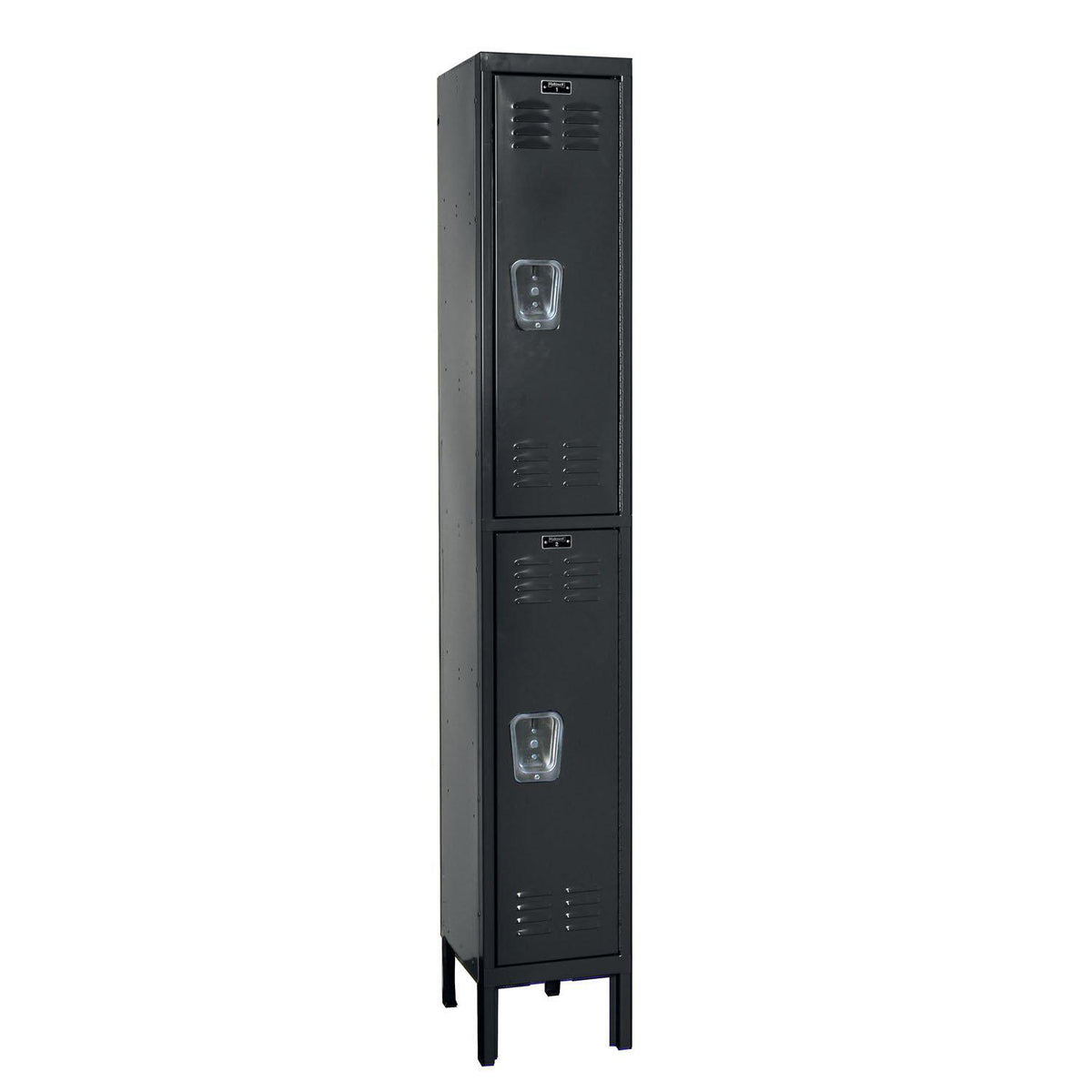 Premium Wardrobe Locker, Double Tier, 12" W x 18" D x 78" H (36" H Openings), Assembled, One Wide
