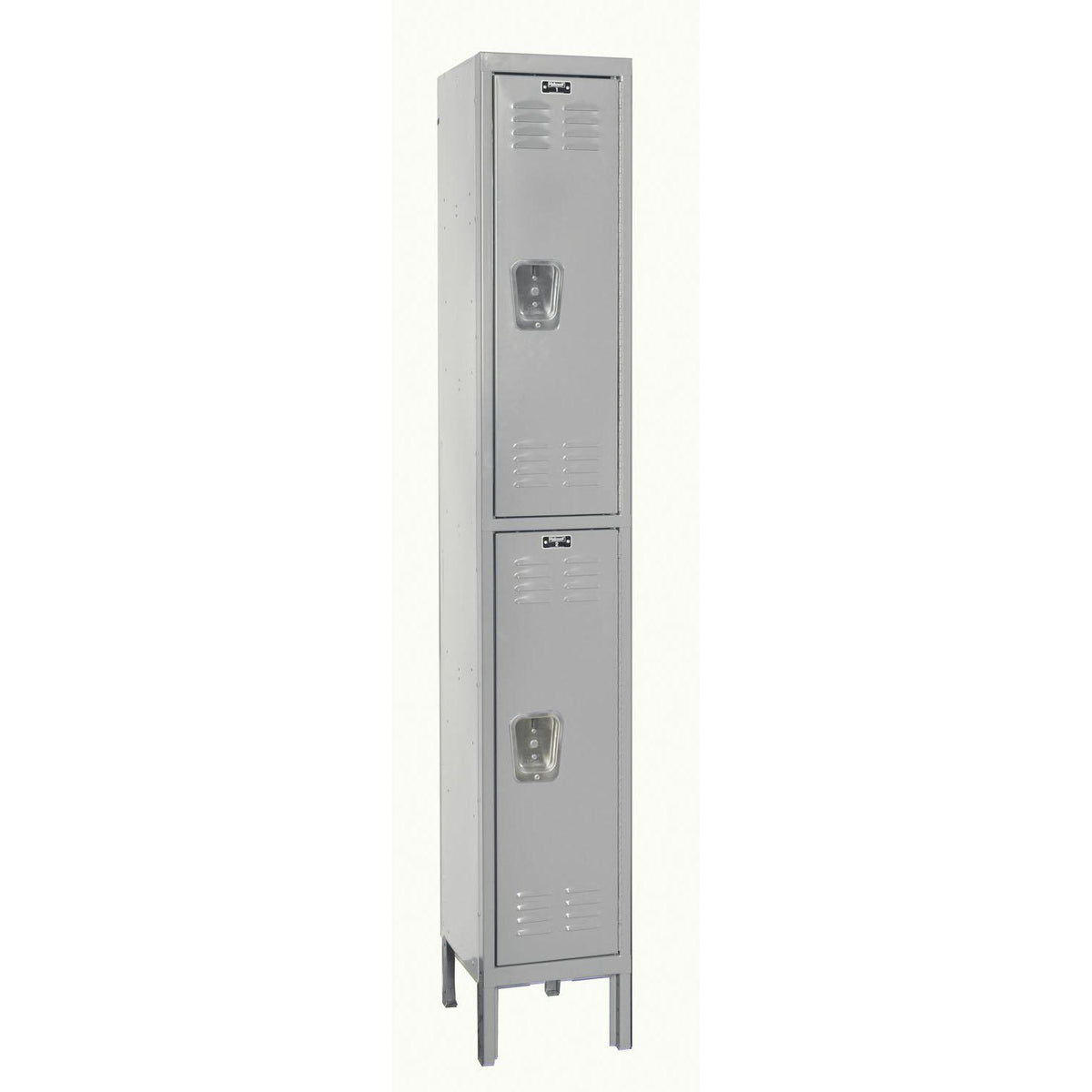 Premium Wardrobe Locker, Double Tier, 12" W x 15" D x 78" H (36" H Openings), Assembled, One Wide
