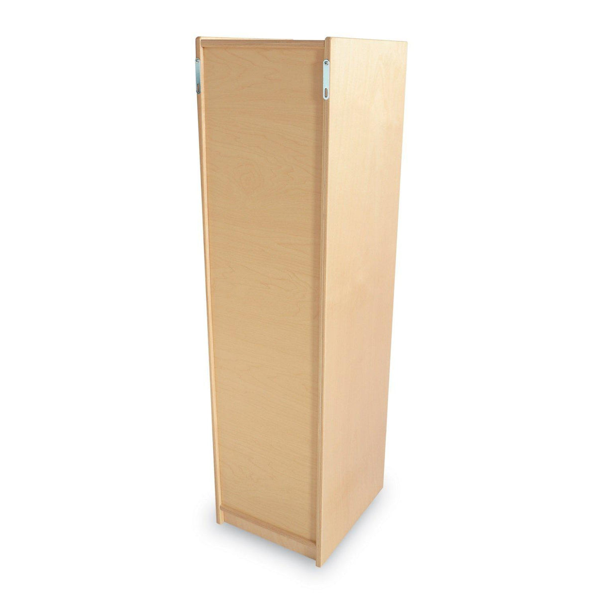 Single Two-Section Coat Locker with Cubby Storage Compartments