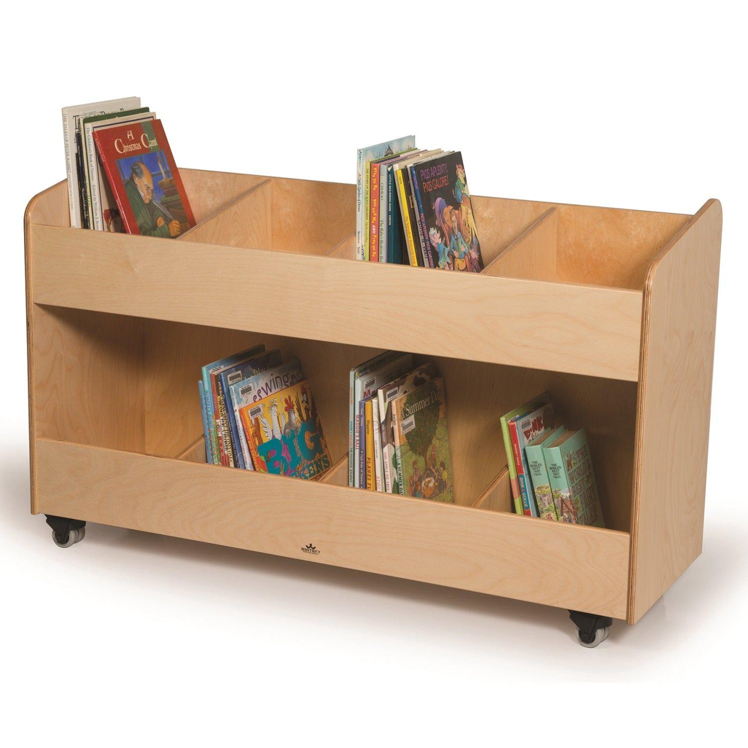 Eight Section Mobile Book Organizer