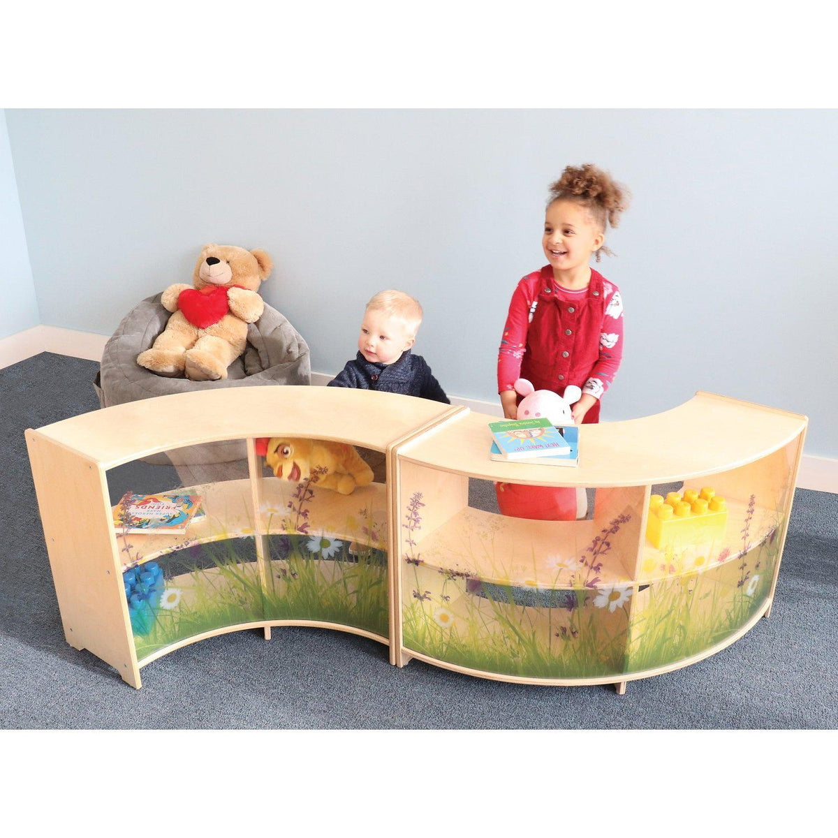 Nature View Curve-In Cabinet, 24" H