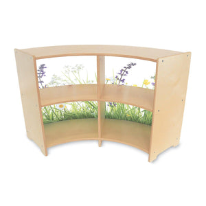 Nature View Curve-Out Cabinet, 24" H