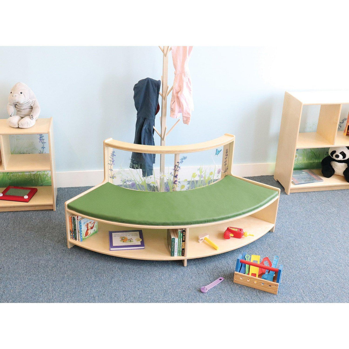 Nature View Curve-In Reading Sofa