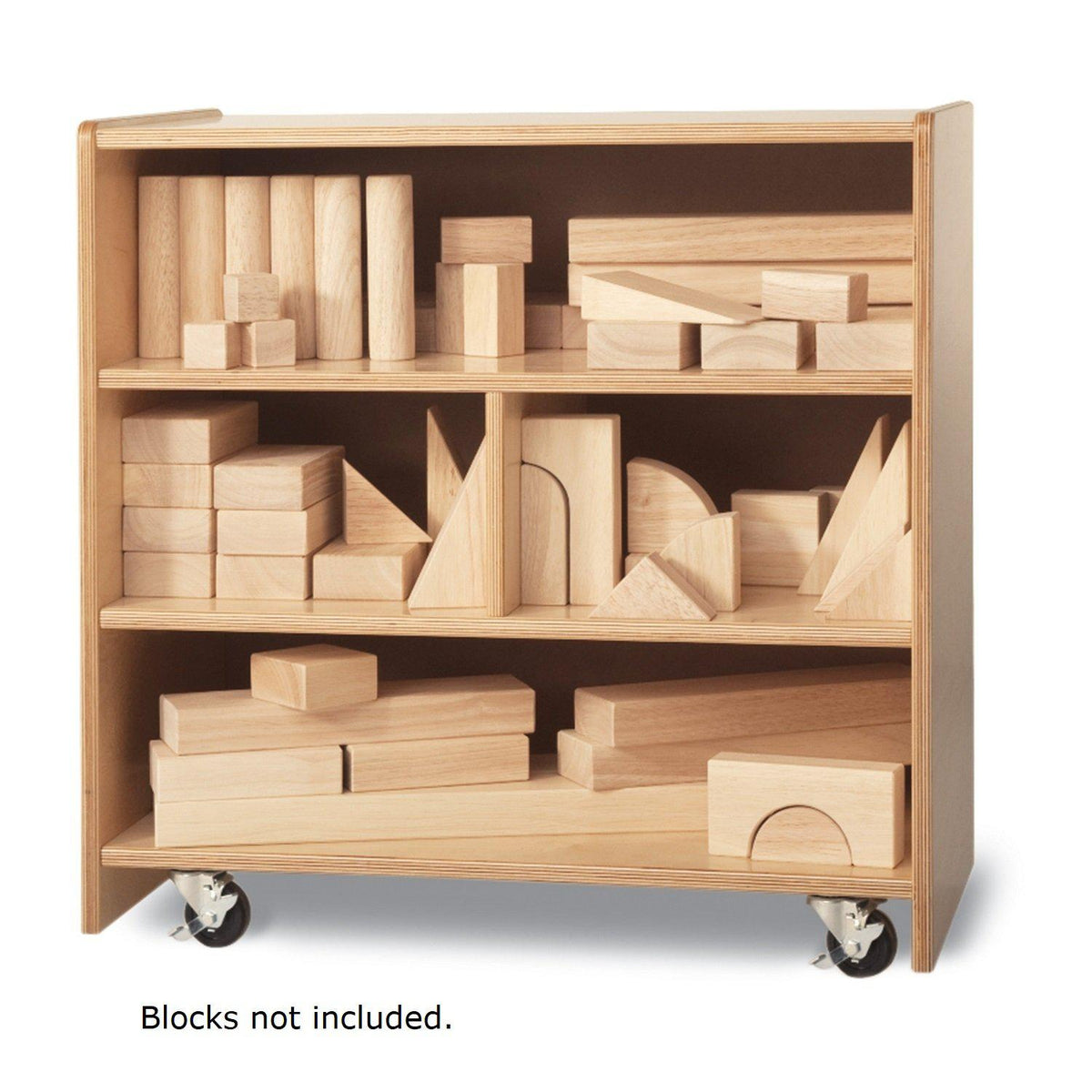 Small Mobile Block Cabinet