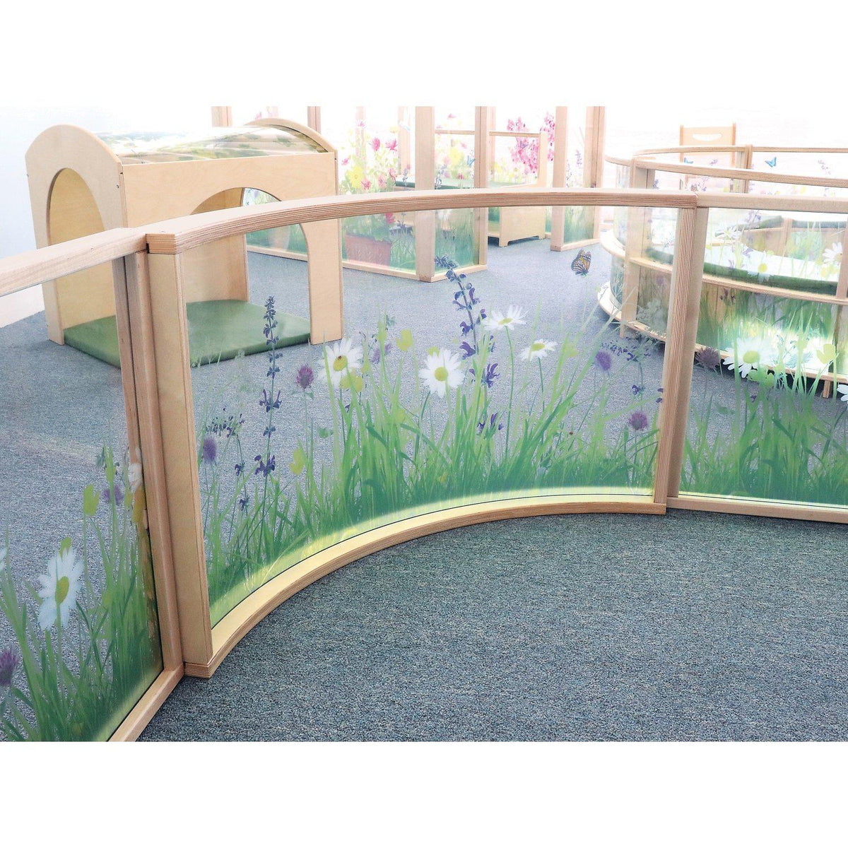 Nature View Curved Divider Panel, 24" H