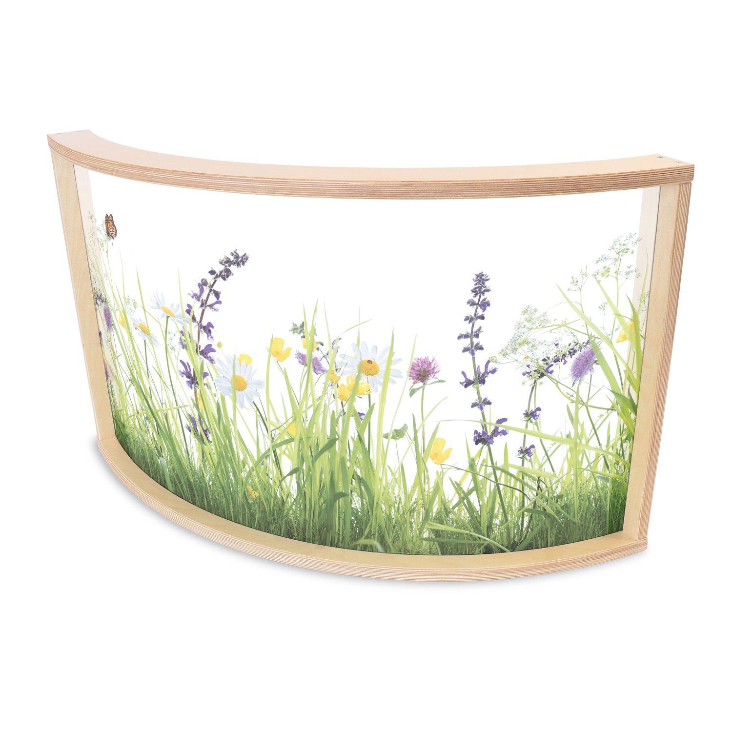 Nature View Curved Divider Panel, 24" H