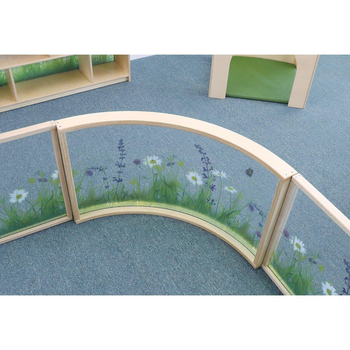 Nature View Curved Divider Panel, 24" H