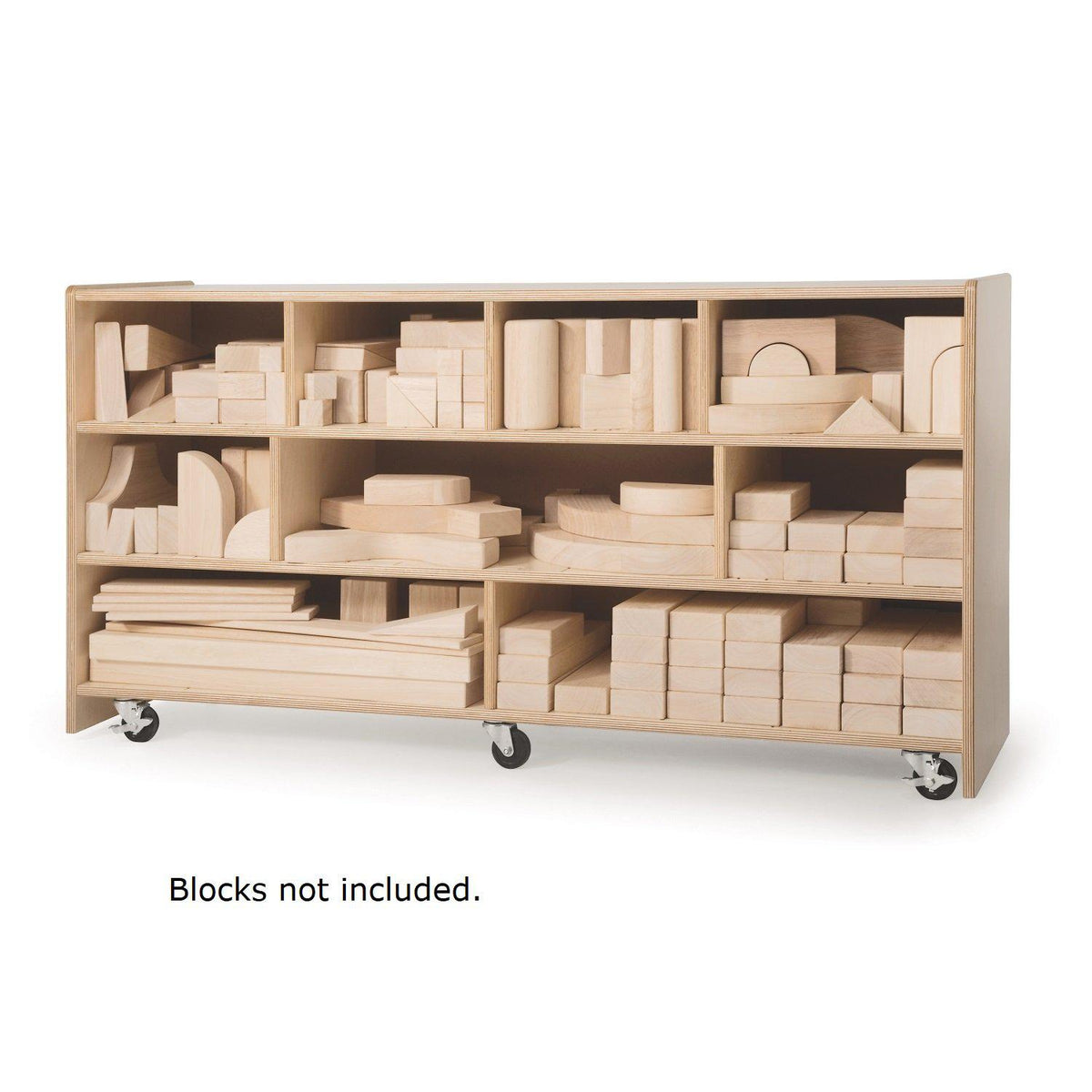 Large Mobile Block Cabinet