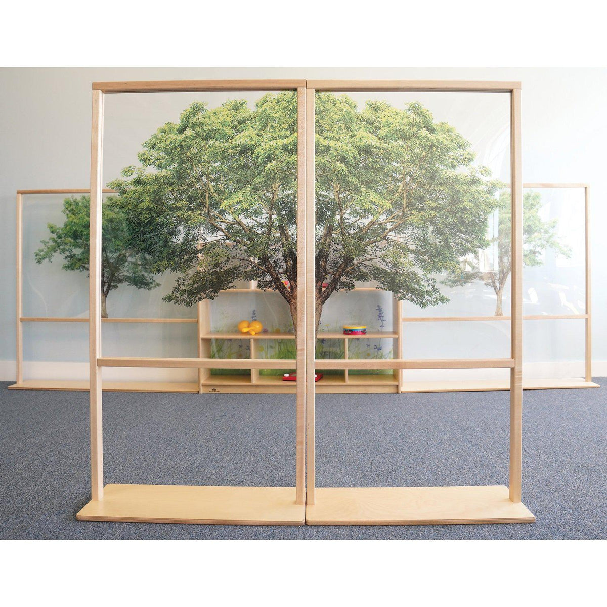 Nature View Floor Standing Partition, 25" W