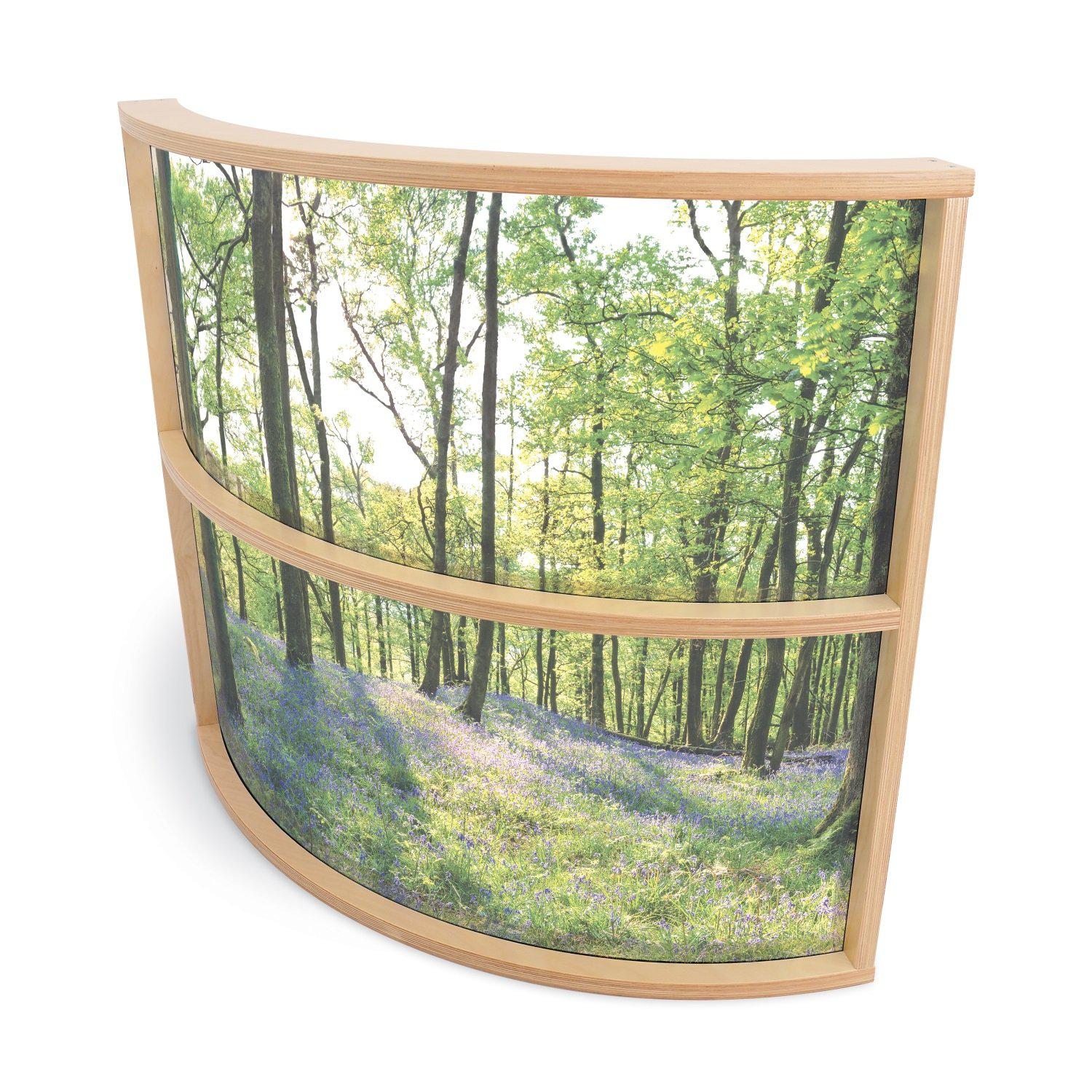 Nature View Curved Divider Panel, 36" H