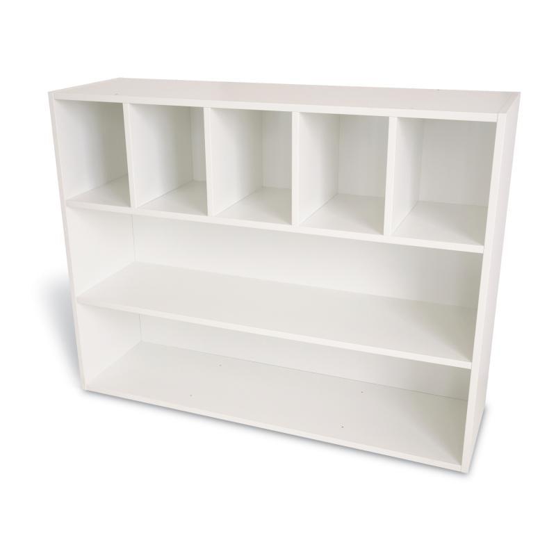 White Wall Collection Cubby And Shelf Cabinet