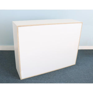 White Wall Collection Cubby Organizer Cabinet