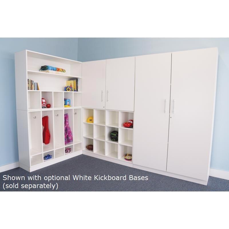 White Wall Collection 5-Piece Wall Storage System