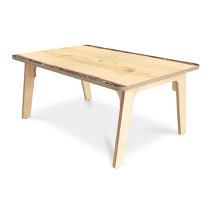 Nature View Live Edge Collection Rectangle Table, 20" High