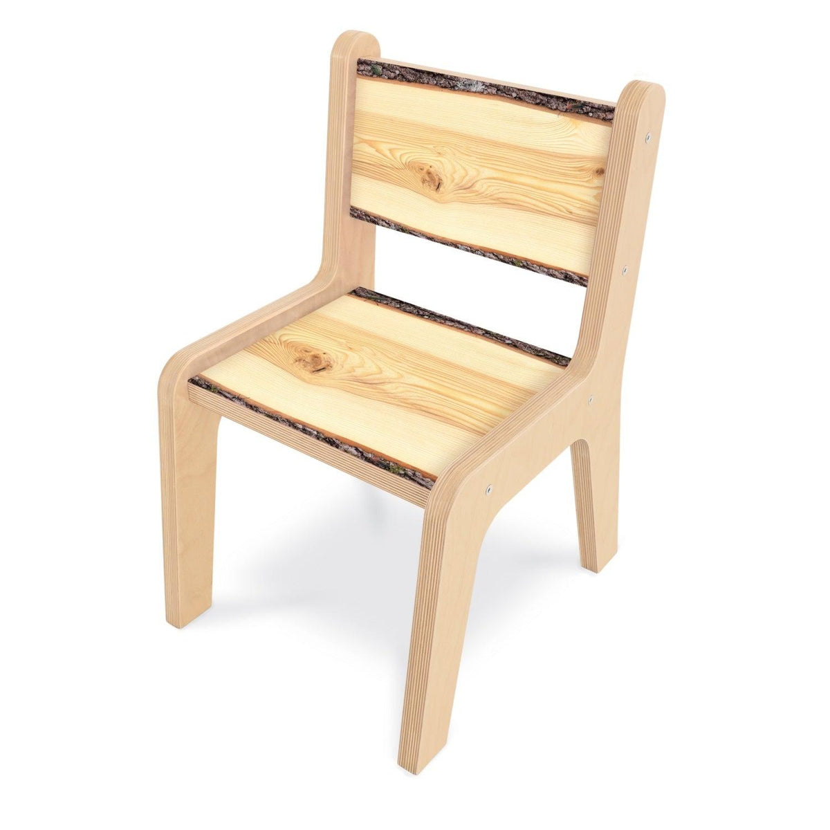 Nature View Live Edge Collection Chair, 12" Seat Height