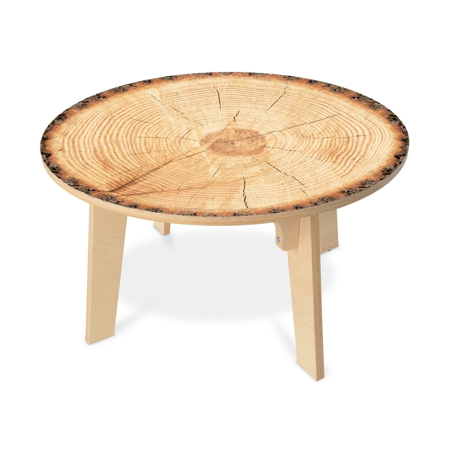Nature View Live Edge Collection Round Table, 20" High