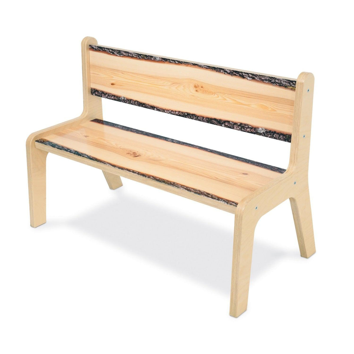 Nature View Live Edge Collection Bench, 12" Seat Height