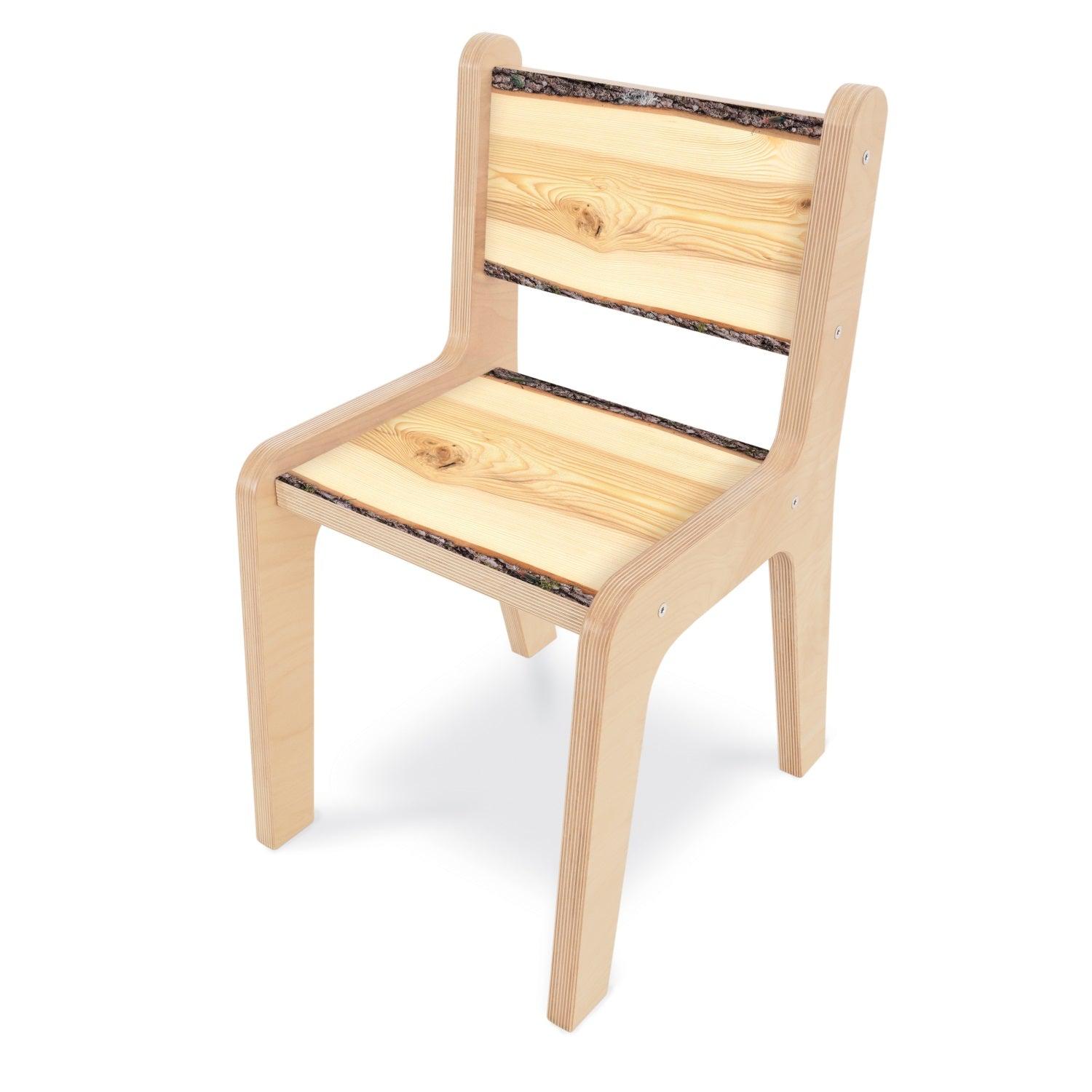 Nature View Live Edge Collection Chair, 14" Seat Height