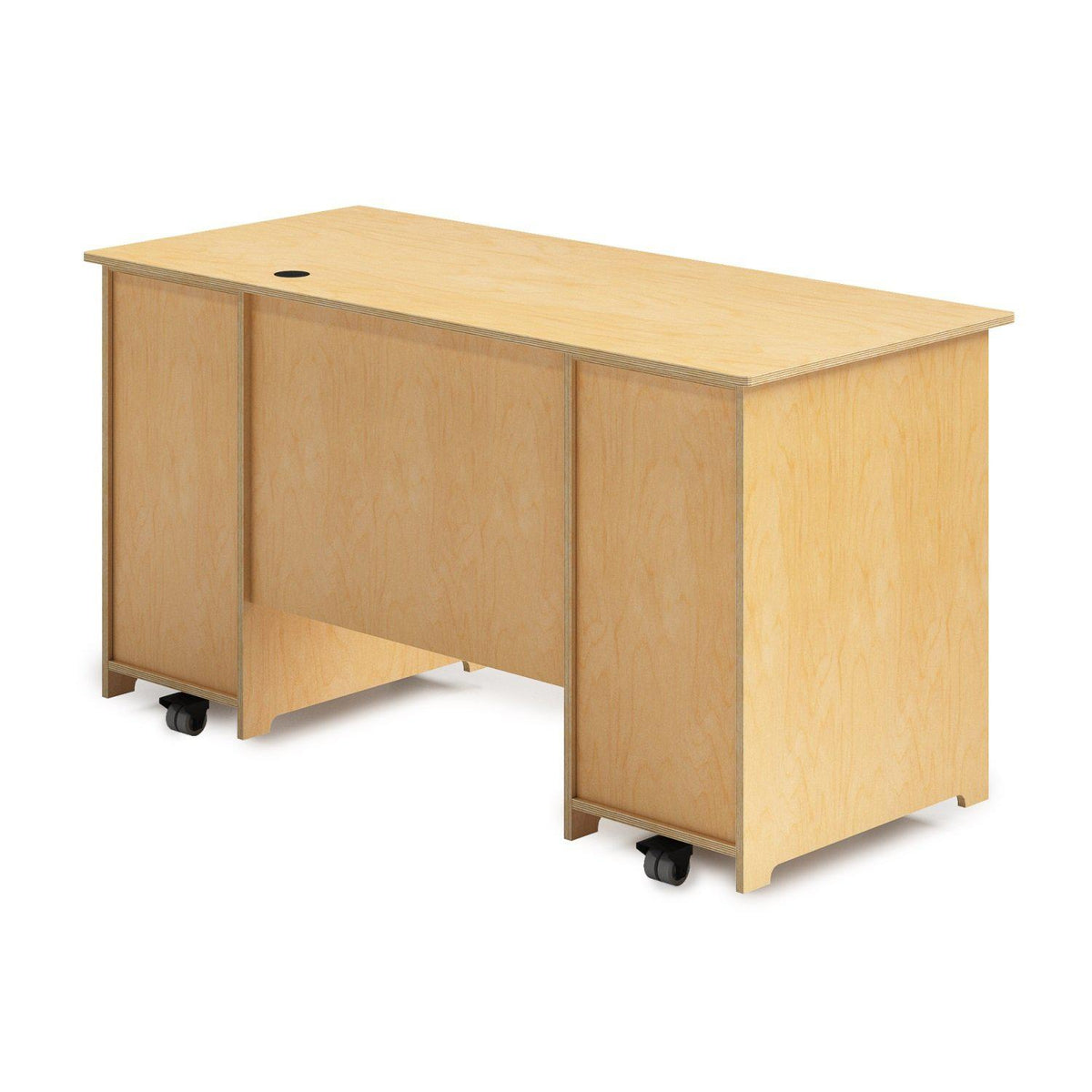 Teacher's Collection Desk With Trays And Locking Door