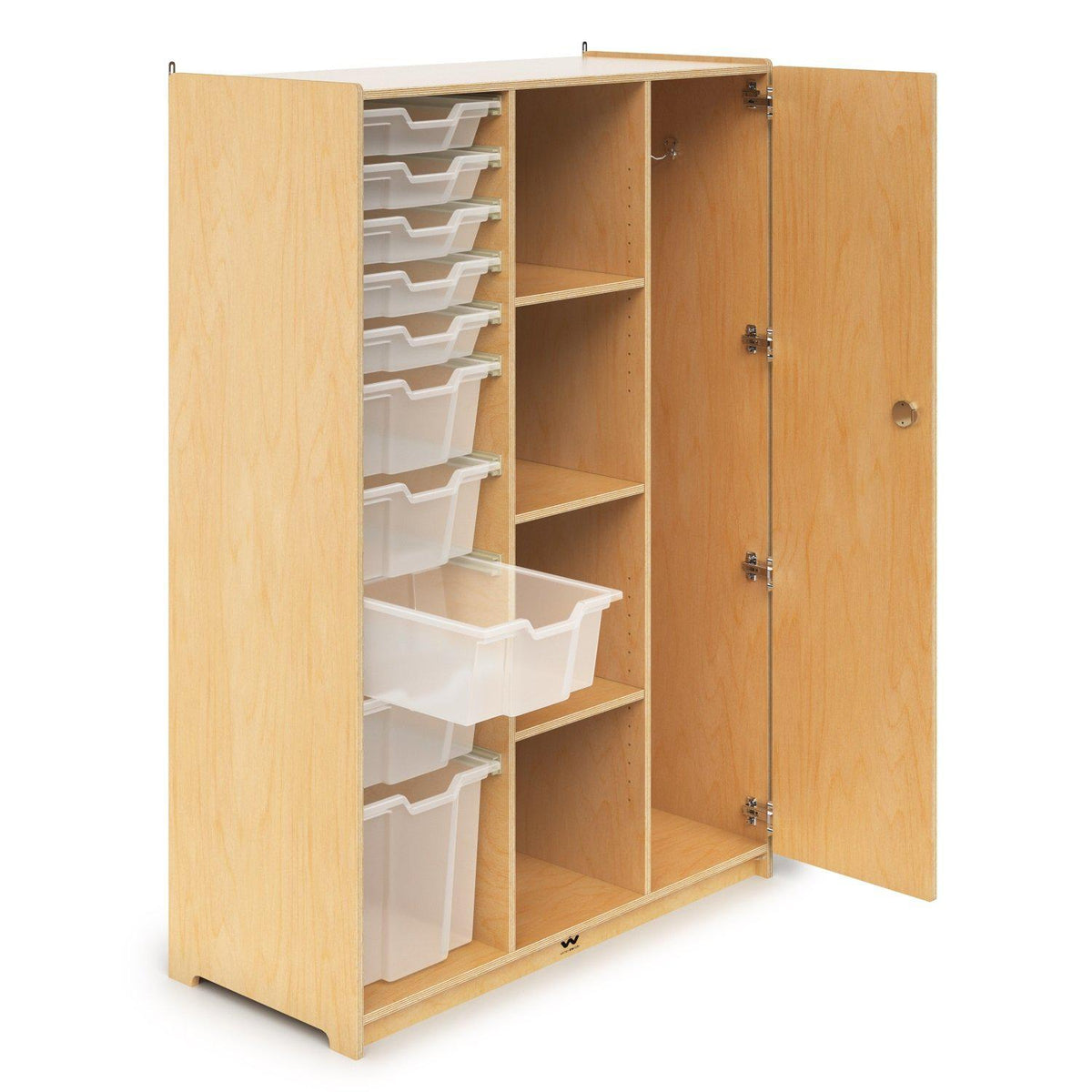 Teacher's Collection Wardrobe With Trays and Locking Door