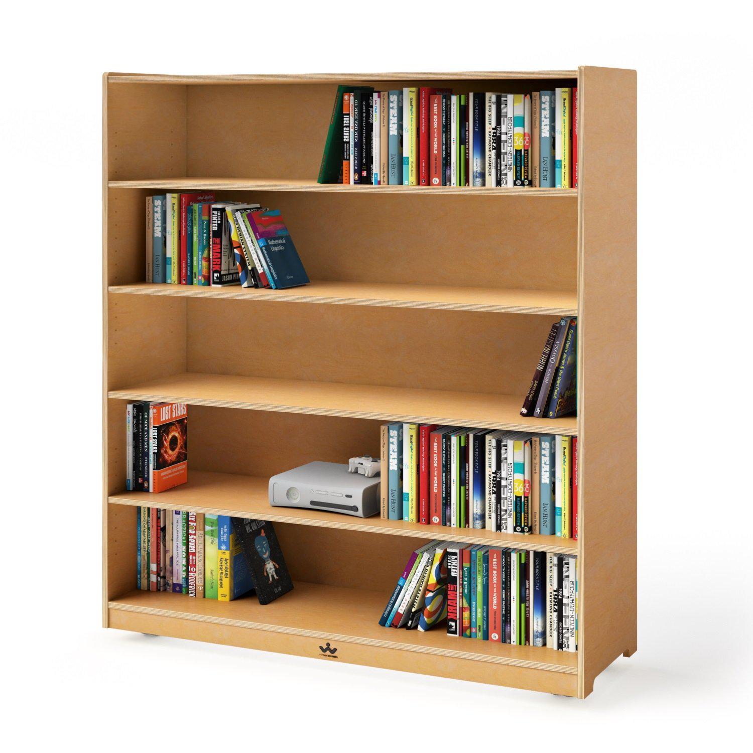 Mobile Shelf Cabinet, 54" High