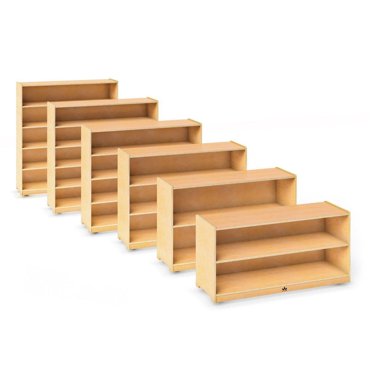 Mobile Shelf Cabinet, 36" High