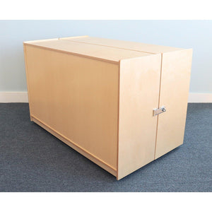 Fold And Roll Storage Cabinet with 20 Trays