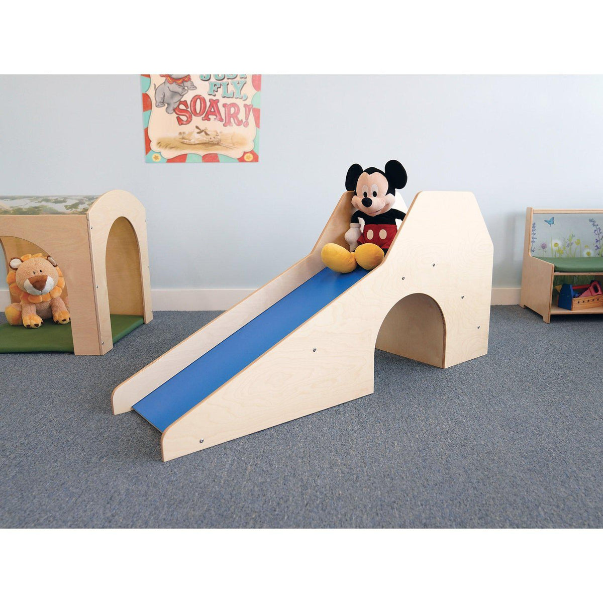 Toddler Slide With Stairs And Tunnel