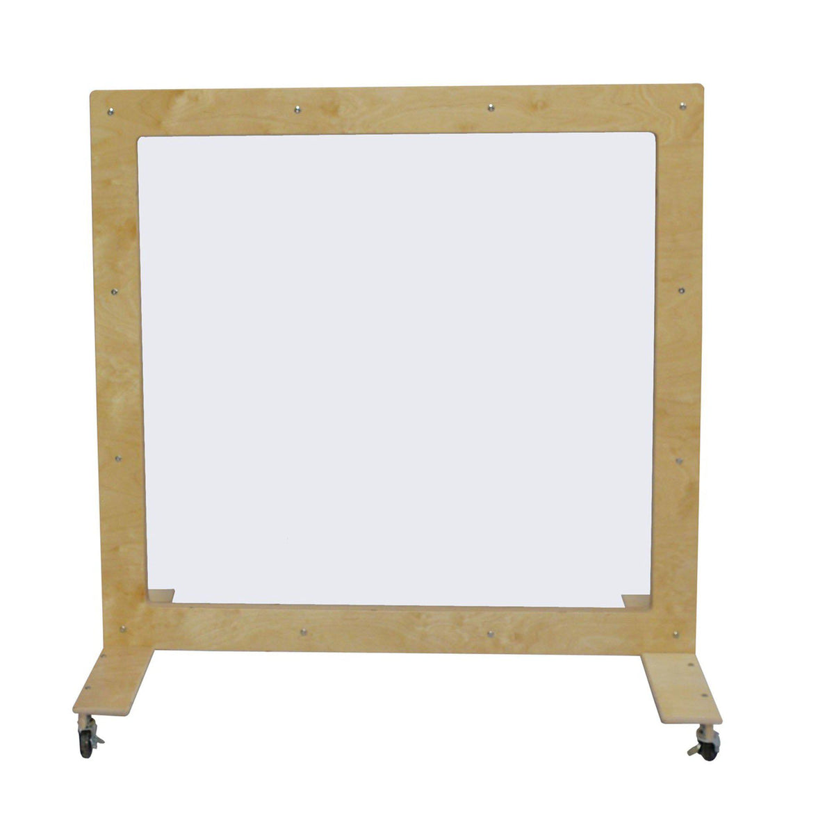 Mobile See-Thru Room Divider, 48" x 48"