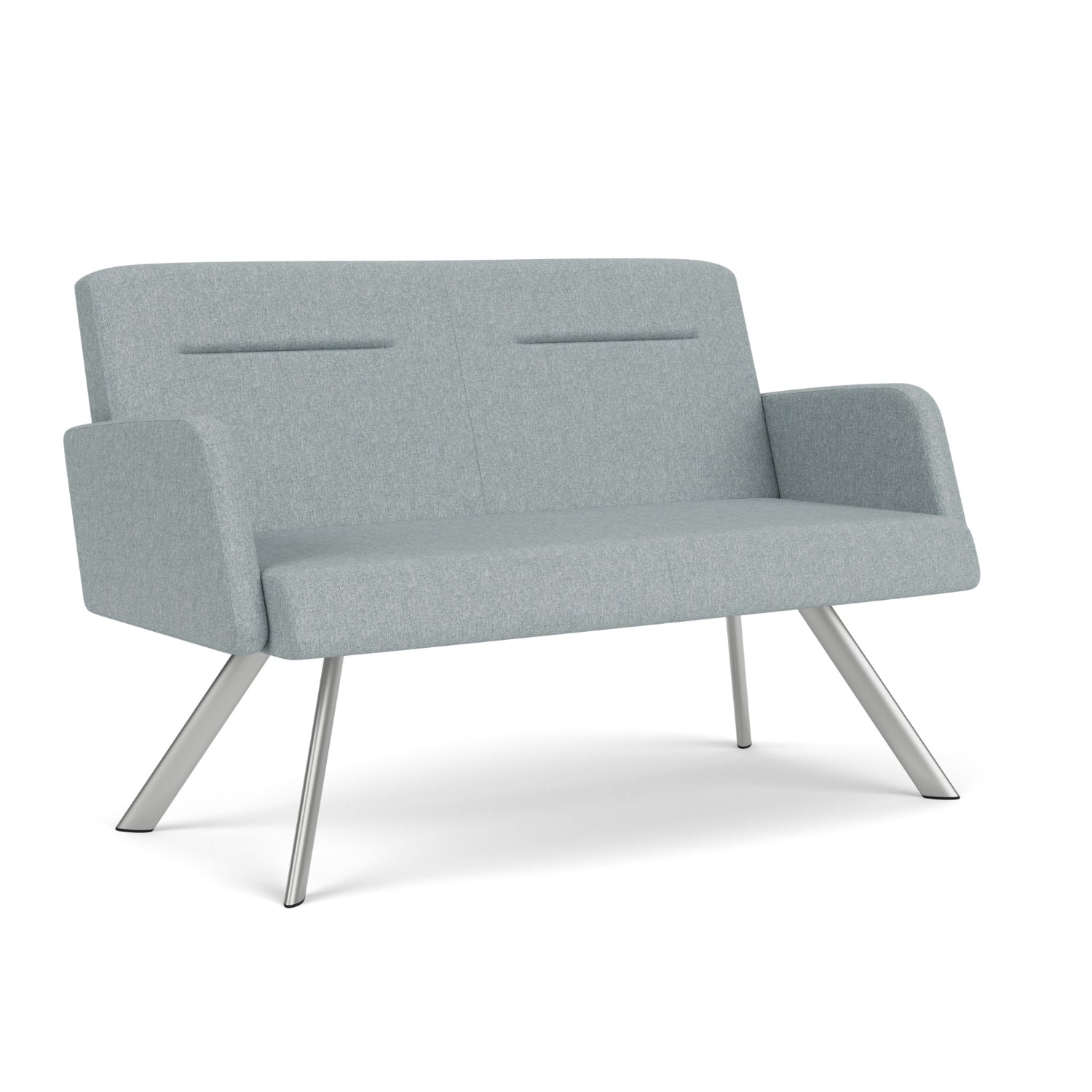 Willow Collection Reception Seating, Loveseat, Healthcare Vinyl Upholstery, FREE SHIPPING