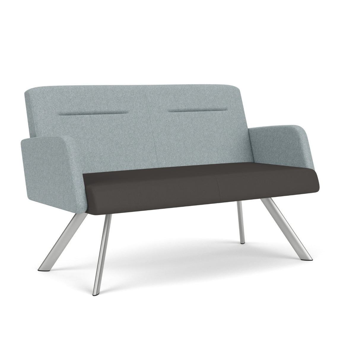 Willow Collection Reception Seating, Loveseat, Healthcare Vinyl Upholstery, FREE SHIPPING