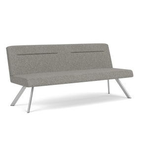 Willow Collection Reception Seating, Armless Sofa, Standard Fabric Upholstery, FREE SHIPPING
