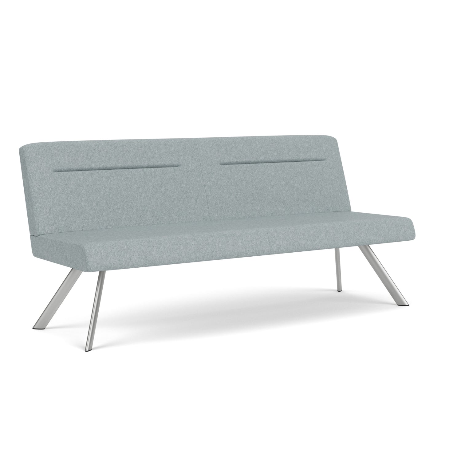 Willow Collection Reception Seating, Armless Sofa, Healthcare Vinyl Upholstery, FREE SHIPPING