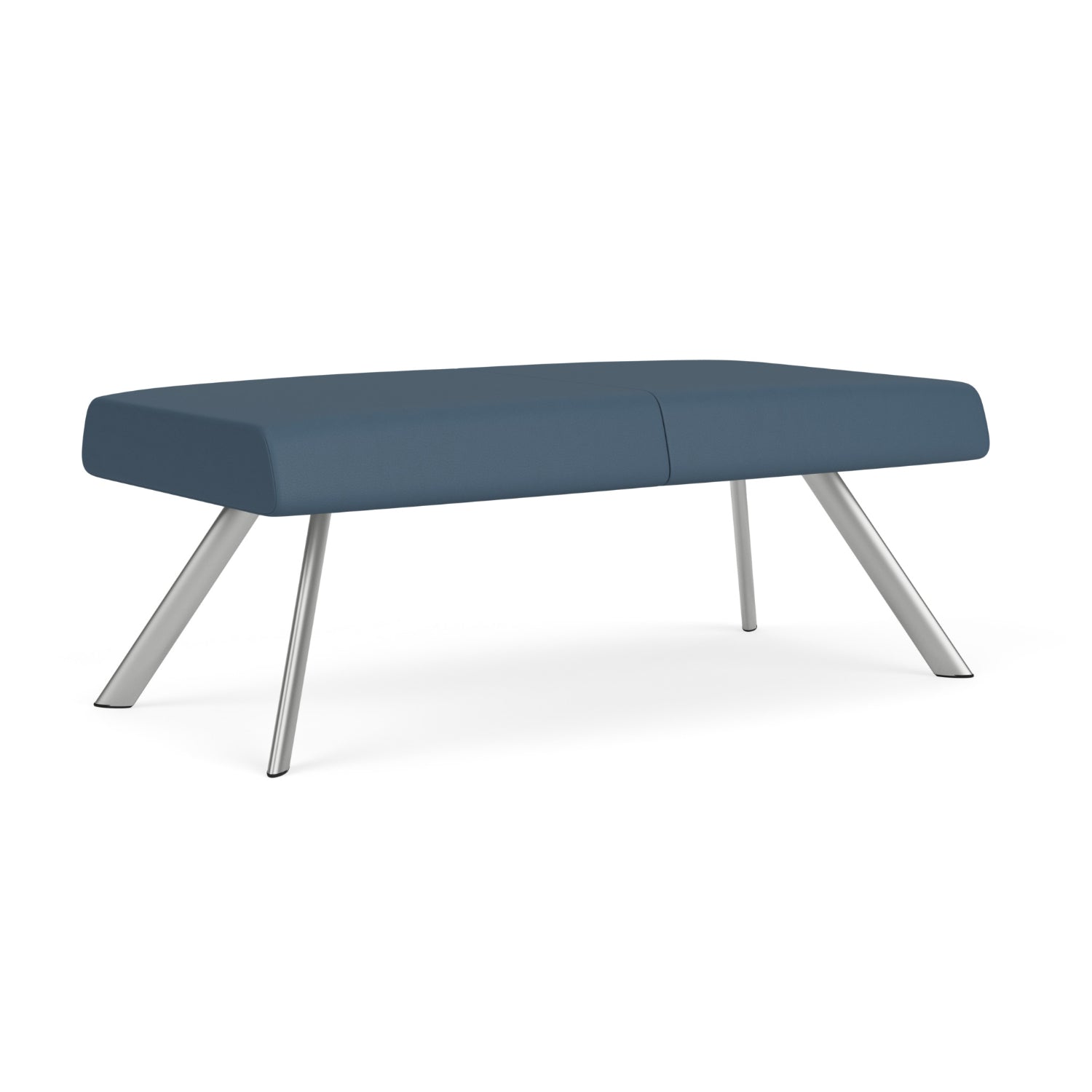 Willow Collection Reception Seating, 2 Seat Bench, Standard Vinyl Upholstery, FREE SHIPPING