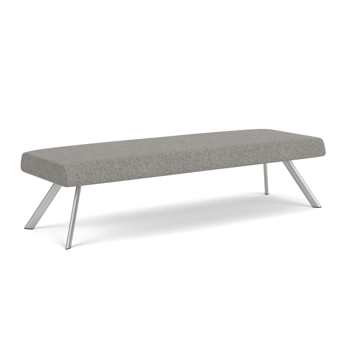 Willow Collection Reception Seating, 3 Seat Bench, Standard Fabric Upholstery, FREE SHIPPING