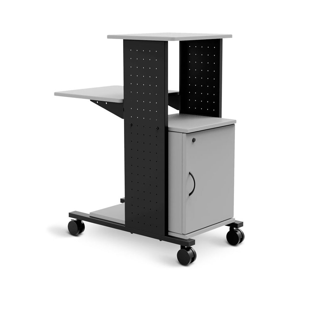 40" Mobile Presentation Station with Cabinet