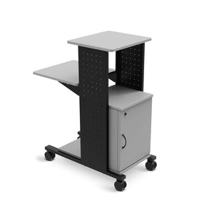 40" Mobile Presentation Station with Cabinet