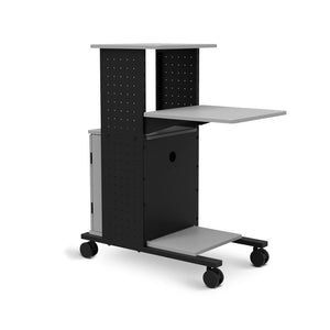 40" Mobile Presentation Station with Cabinet
