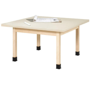 The Worktop Classic Four-Station Table, 30" Standard Height