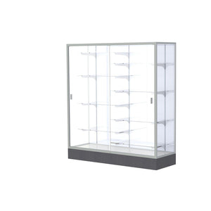Colossus Series Floor Display Case, 60"W x 66"H x 20" D