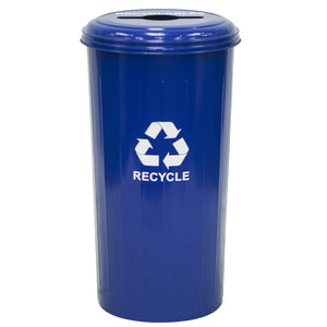 Tall Metal Indoor Combo Recycling Container, 20-Gallon Capacity