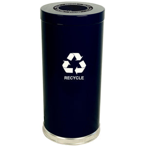 Emoti-Can Indoor Recycling Container, Single Opening, 15-Gallon Capacity