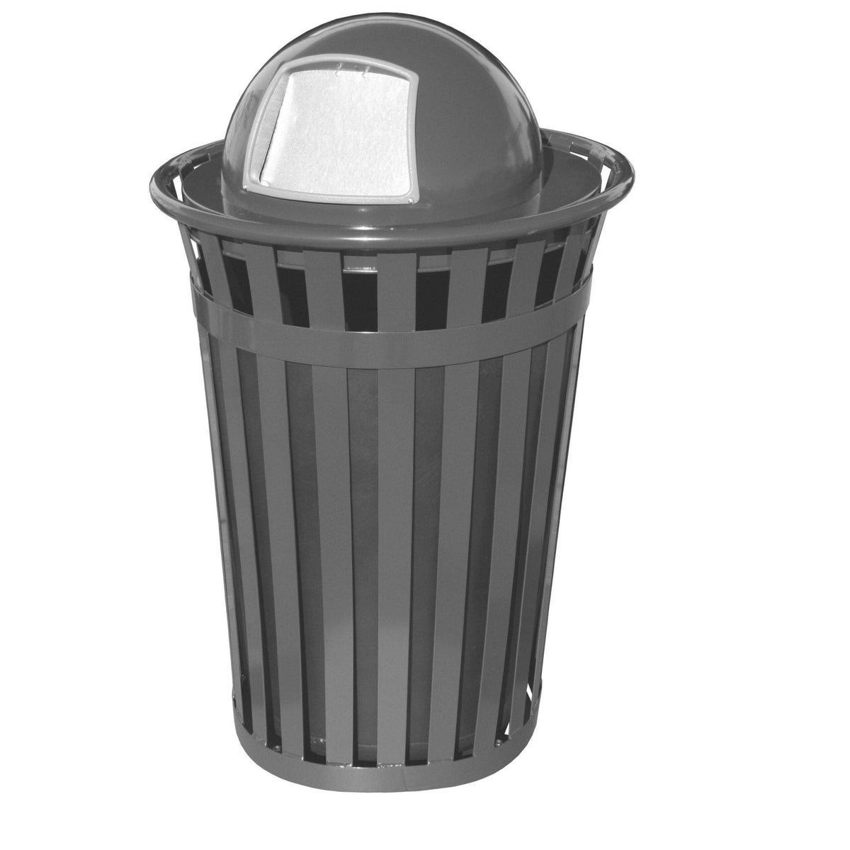 Oakley Collection Decorative Outdoor Trash Receptacle with Dome Top, 36-Gallon Capacity