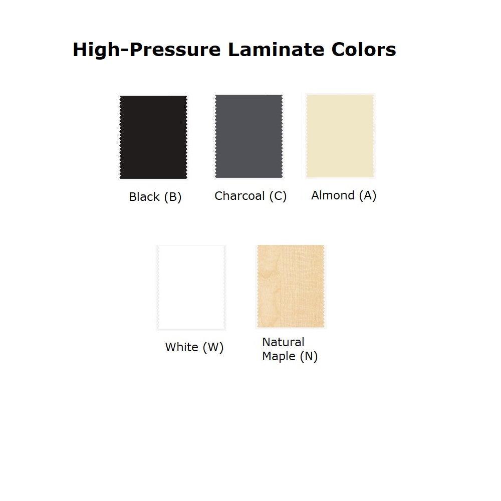 A-Frame Series Mobile Table, High Pressure Laminate Top, 96" W x 30" D x 36" H