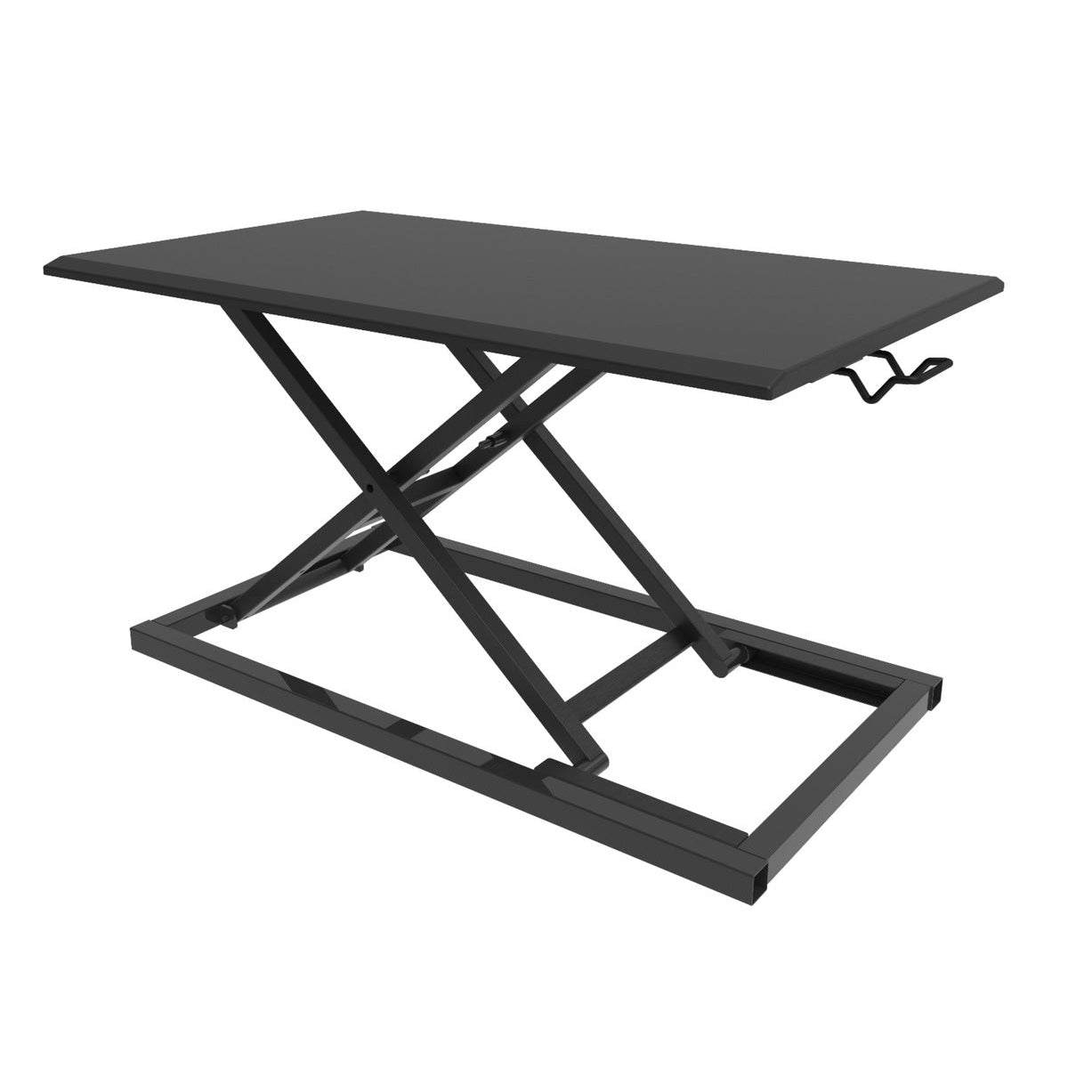 Pneumatic Standing Desk Converter - Black
