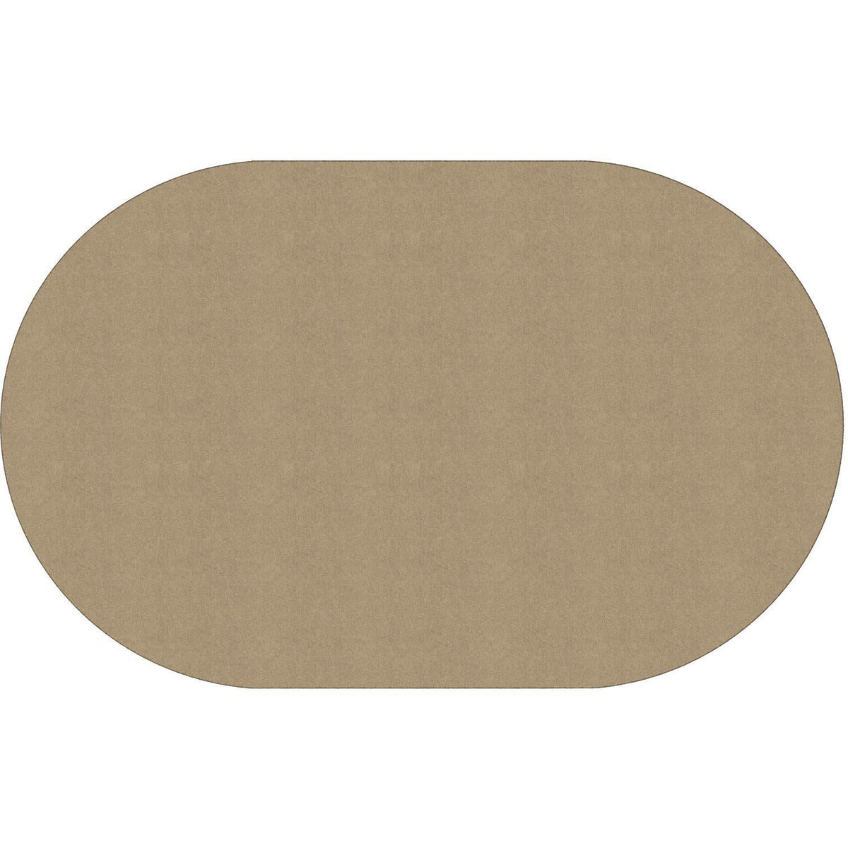 Americolors Solids Rugs-Classroom Rugs & Carpets-Almond-7'6" x 12' Oval-